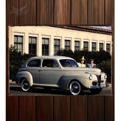 Металлическая табличка Ford V8 Super Deluxe Tudor Sedan (11A-70B)